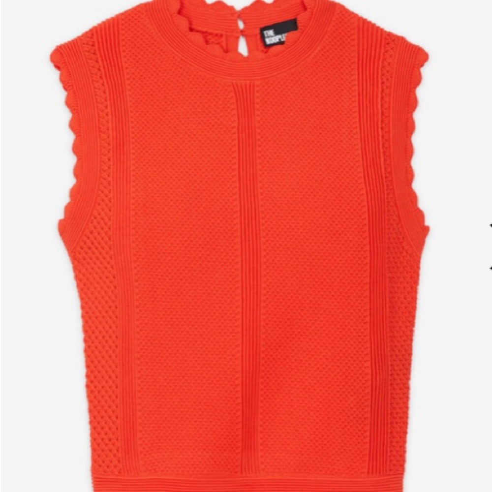 The Kooples orange shirt